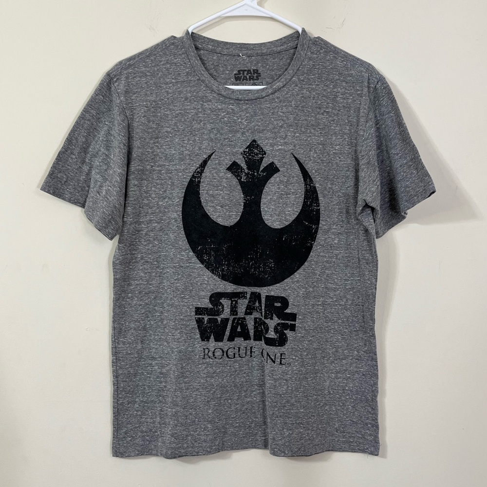 Star Wars Rogue One Gray Graphic Tee Shirt - Picture 1 of 4
